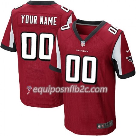 Camiseta Hombre NFL Atlanta Falcons Personalizar Rojo
